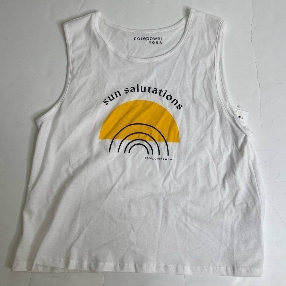 CorePower Yoga T Shirt Sleeveless Medium NWT